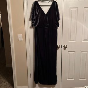 Revelry Womens Formal Velvet Bridesmaid Dress